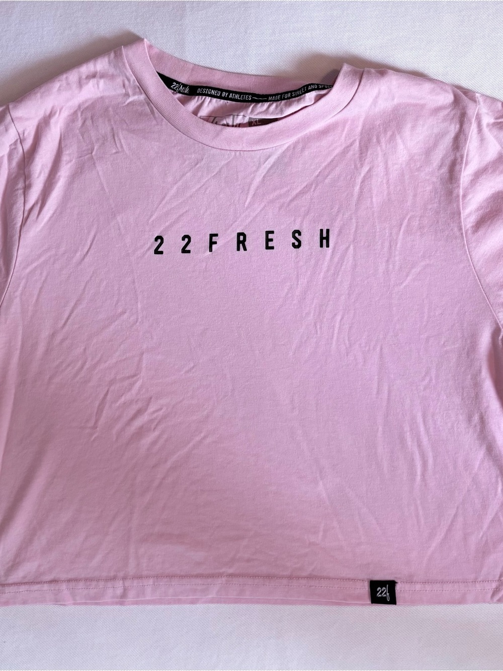 fresh Pink 22FRESH Crop Tee